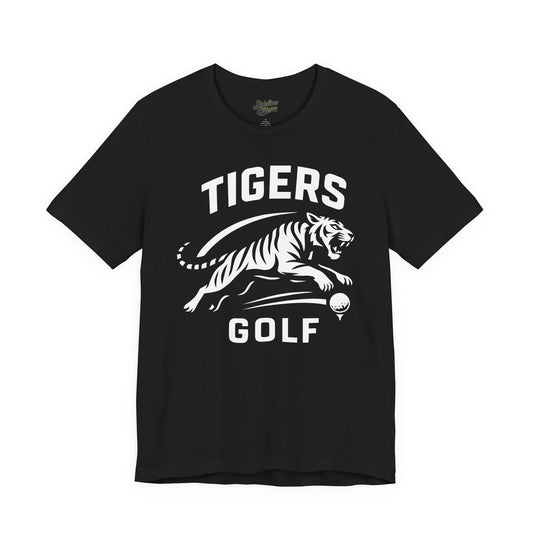 Tigers Golf Pounce Tee | Leaping Tiger & Golf Ball Graphic