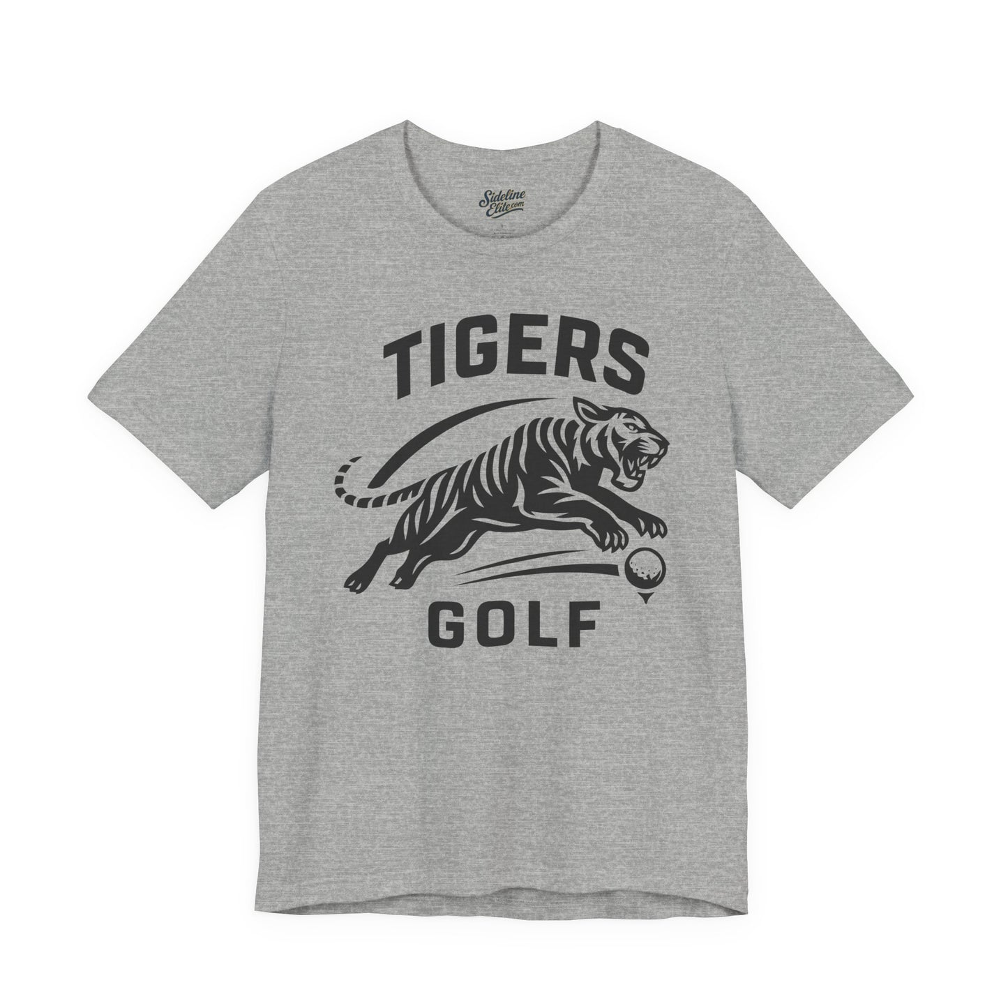 Tigers Golf Pounce Tee | Leaping Tiger & Golf Ball Graphic