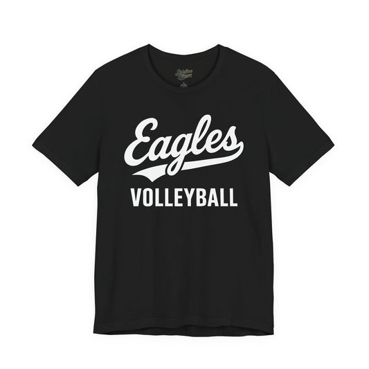 Eagles Volleyball Team Shirt | Script Tail Design