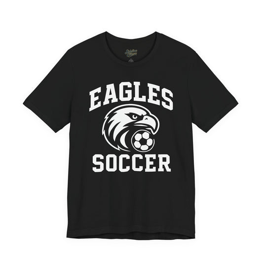Eagles Soccer Spirit Wear T-Shirt | Bold Mascot Graphic High School Team Gear